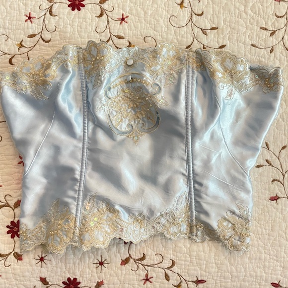 Vintage baby blue corset top 🩵 - Picture 2 of 3